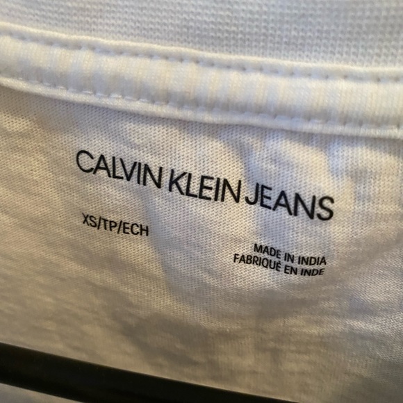 White Calvin Klein t shirt XS mens - Picture 2 of 2